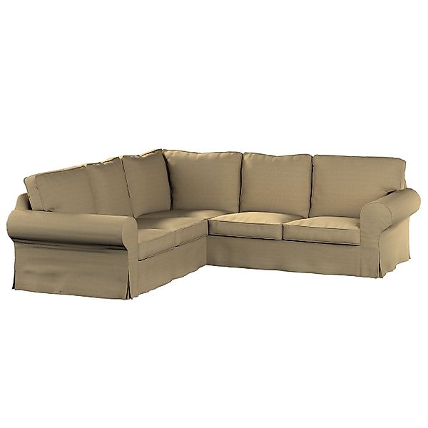 Bezug für Ektorp Ecksofa, dunkelbeige, Sofahusse für Ektorp Ecksofa, Living günstig online kaufen