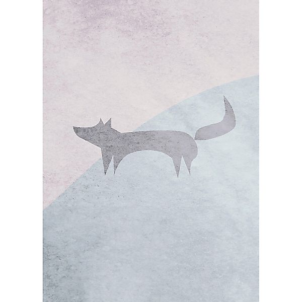 Komar Bild "Wild and Free Fox" Tiere 1 Stk. tlg. Wandbild zur Dekoration - günstig online kaufen