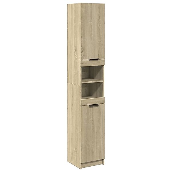 vidaXL Badezimmerspiegelschrank Badschrank Sonoma-Eiche 32x34x188,5 cm günstig online kaufen