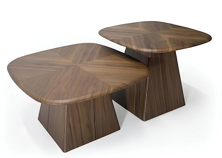 Xlmoebel Sofa Set von Designer Beistelltischen - 2-teilig, aus Holz, elegan günstig online kaufen