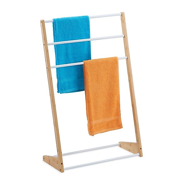 relaxdays Handtuchständer Stehender Handtuchhalter günstig online kaufen