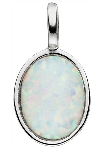 JOBO Kettenanhänger Anhänger mit Opal-Imitation, 925 günstig online kaufen