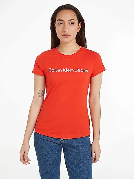 Calvin Klein Jeans T-Shirt "INSTITUTIONAL LOGO 2-PACK TEE", (Packung, 2er-P günstig online kaufen