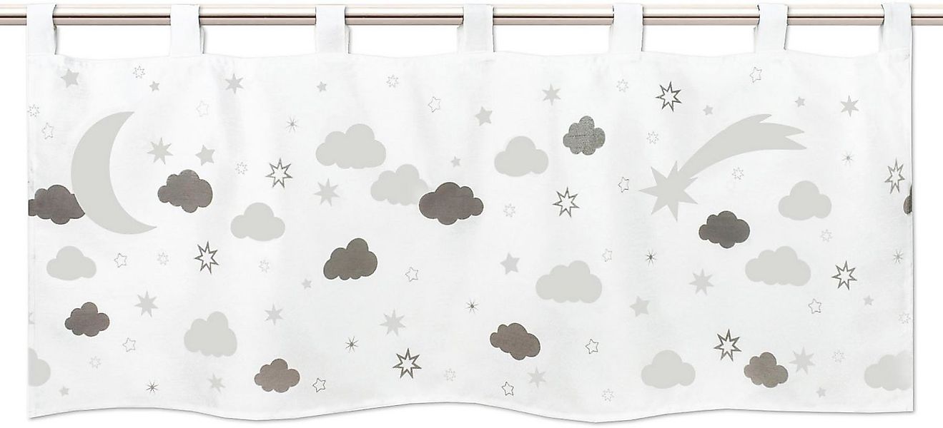 Delindo Lifestyle Scheibengardine MONACO (1 St), Schlaufen, blickdicht, Leu günstig online kaufen