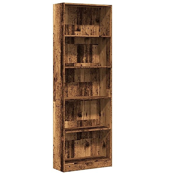 vidaXL Bücherregal Bücherregal Altholz-Optik 60x24x176 cm günstig online kaufen