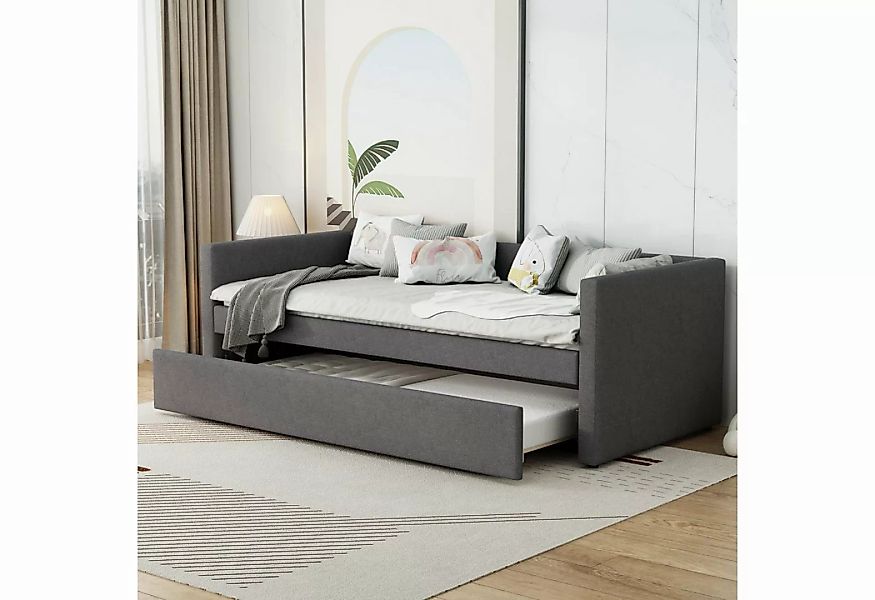 WISHDOR Daybett Schlafsofa Tagesbett, mit klappbaren und hochklappbaren Met günstig online kaufen