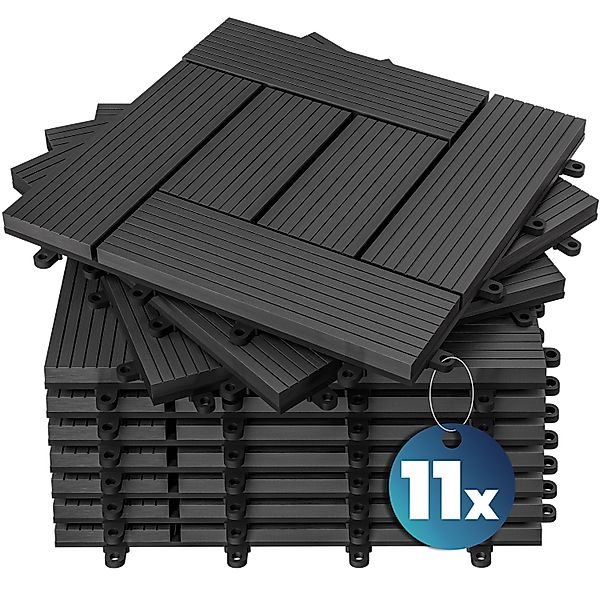 WPC Fliesen 11er-Set Mosaik - 30x30cm günstig online kaufen