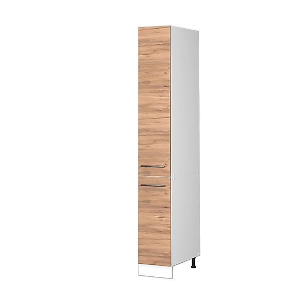 Vicco Hochschrank Fame-Line, Goldkraft Eiche/Weiß, 30 cm günstig online kaufen