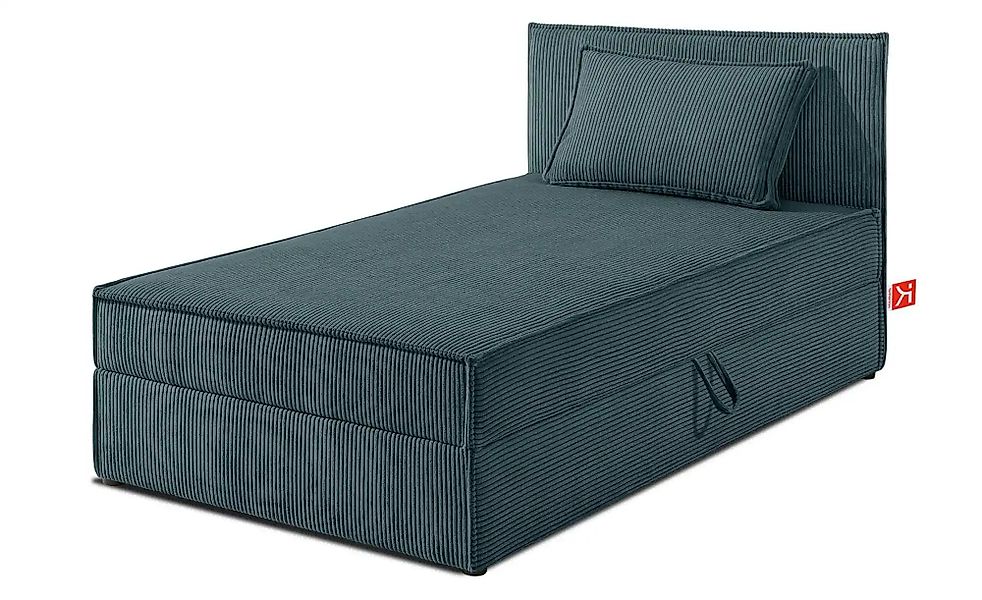 KONSIMO Boxbett mit Stauraum  H2 Roti ¦ blau ¦ Maße (cm): B: 95 H: 89 Bette günstig online kaufen