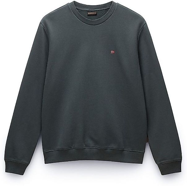 Napapijri Sweatshirt Grünes Herren-Sweatshirt: Bio-Baumwolle, Regular günstig online kaufen