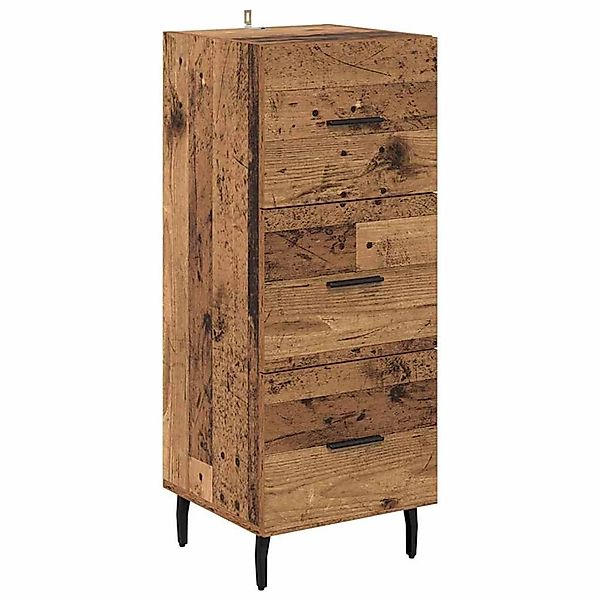 vidaXL Sideboard Altholz 34 x 34,5 x 90 cm Holzwerkstoff 881576 günstig online kaufen