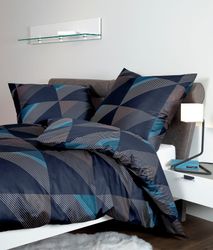 Janine Janine Mako-Satin Bettwäsche J.D. 87065 nachtschattenblau Größe:  15 günstig online kaufen
