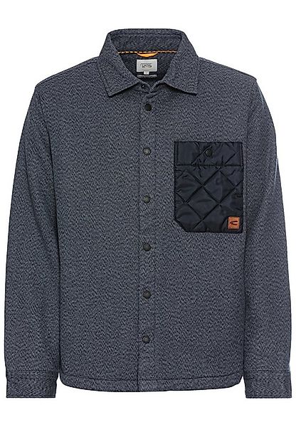 camel active Langarmhemd Overshirt aus reiner Baumwolle günstig online kaufen