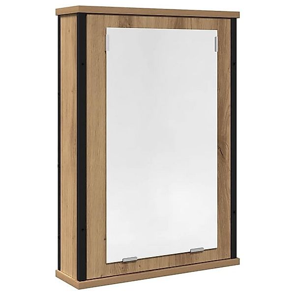 vidaXL Badezimmerspiegelschrank Bad-Spiegelschrank Artisan-Eiche 42x12x60 c günstig online kaufen