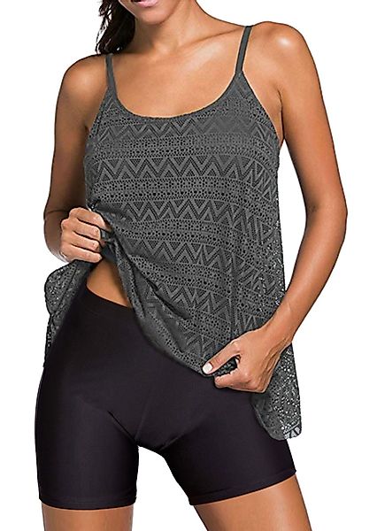 Badekönig Tankini (2 teilig) im Häkellook mit langer Hotpants günstig online kaufen