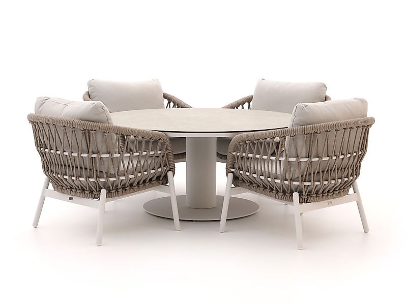 Bellagio Cupello/La Fonte ø150cm Gartenmöbel-Set 5-teilig günstig online kaufen