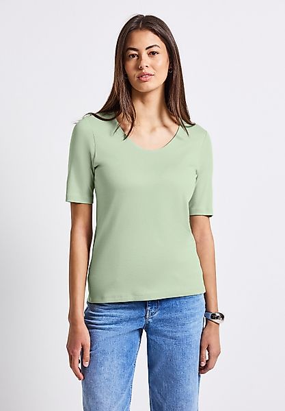 STREET ONE T-Shirt im soften Baumwoll-Mix günstig online kaufen