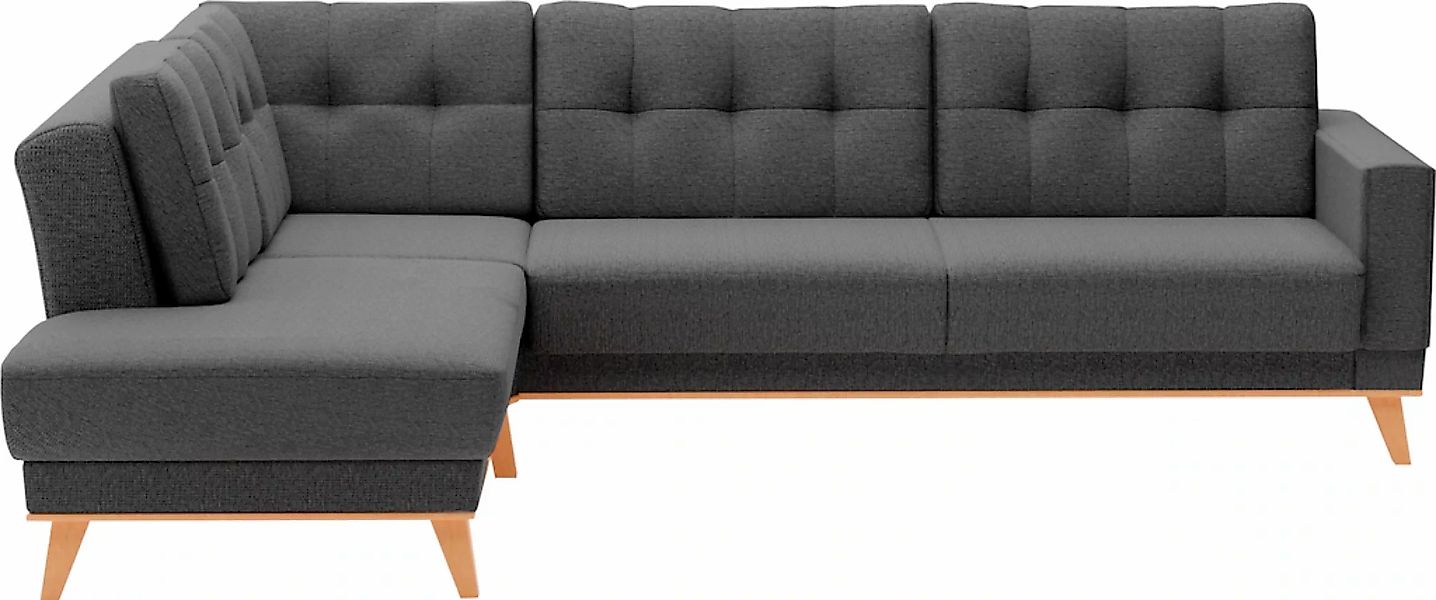 sit&more Ecksofa »Lavida L-Form«, wahlweise mit Kippfunktion und Bettkasten günstig online kaufen