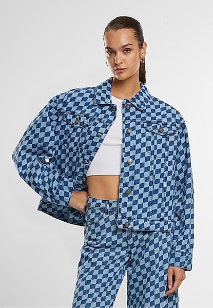 URBAN CLASSICS Jeansjacke "Urban Classics Ladies 80‘s Oversized Laser Print günstig online kaufen