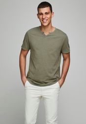 Jack & Jones T-Shirt SPLIT NECK günstig online kaufen