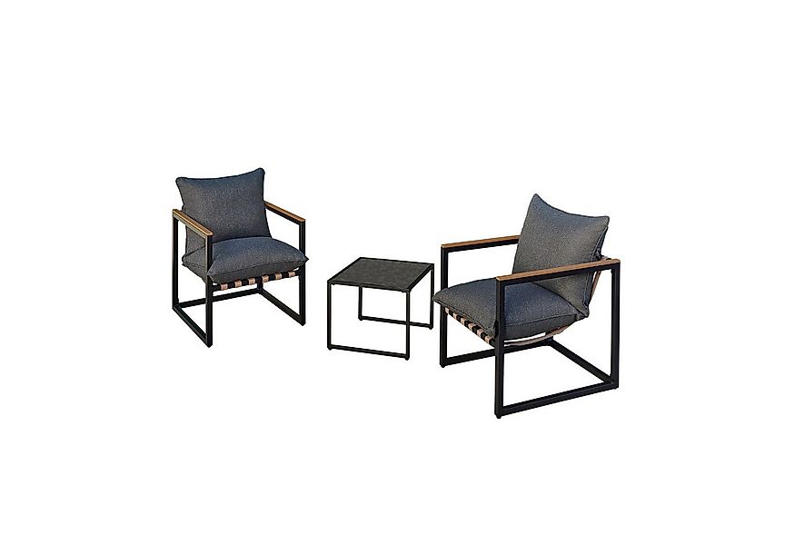 HTI-Living Gartenlounge-Set Terrassenmöbel für 2 Personen Cirella, (Set, 3- günstig online kaufen
