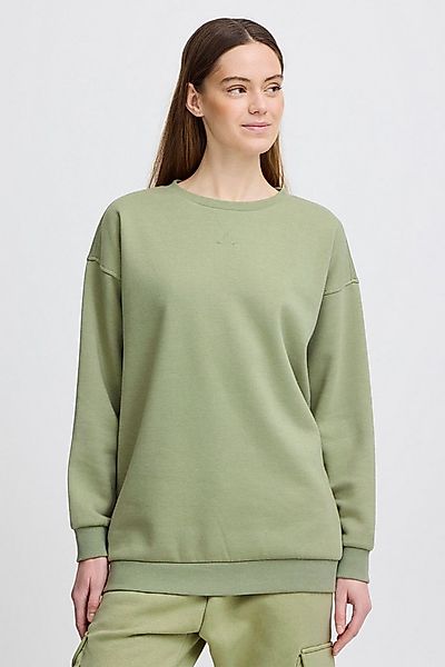 OXMO Sweatshirt OMHillary Modischer Rundhalspullover in längerem Schnitt günstig online kaufen