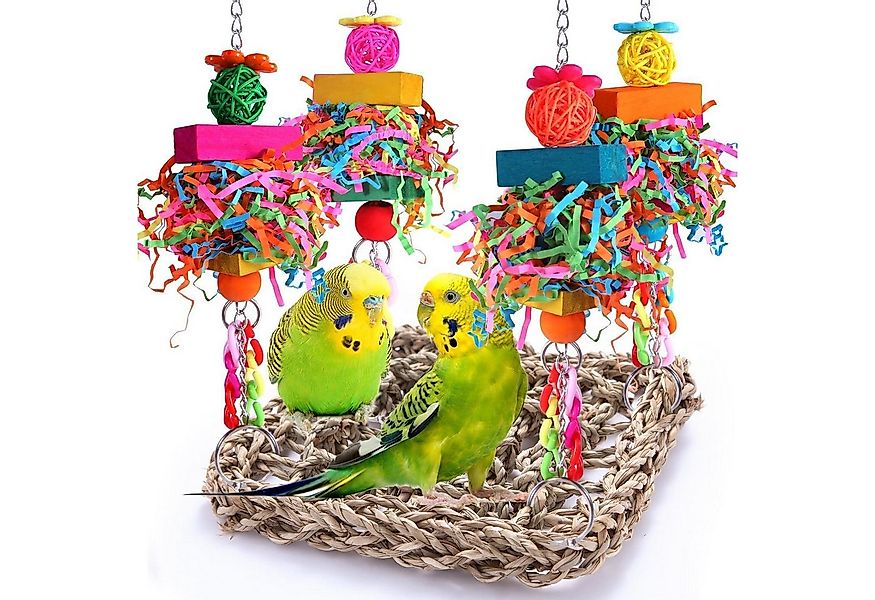 LuxusKollektion Vogelkäfig Vogelspielzeug Seegras Hängematte Barsch Schauke günstig online kaufen