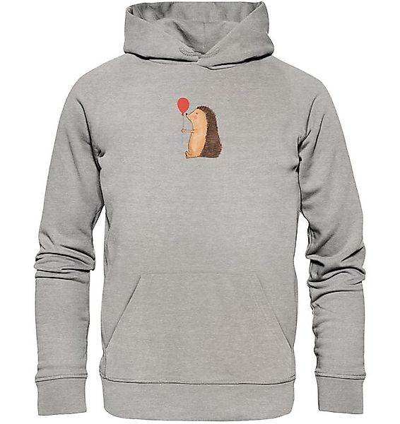Mr. & Mrs. Panda Hoodie Igel Luftballon Größe XXL - Heather Grey - Geschenk günstig online kaufen