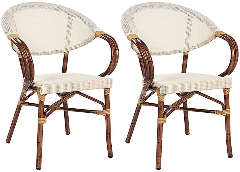 pemora Gartensessel Gartenstuhl Bistrostuhl Terrassensessel 2-er günstig online kaufen