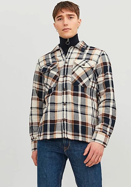 Jack & Jones Langarmhemd "JJEEDDIE OVERSHIRT LS NOOS" günstig online kaufen