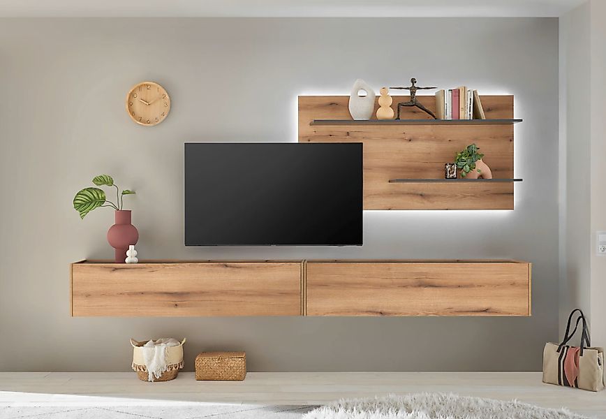 Home affaire Wohnwand "City/Giron, moderne Anbauwand, Komplettset in vielen günstig online kaufen