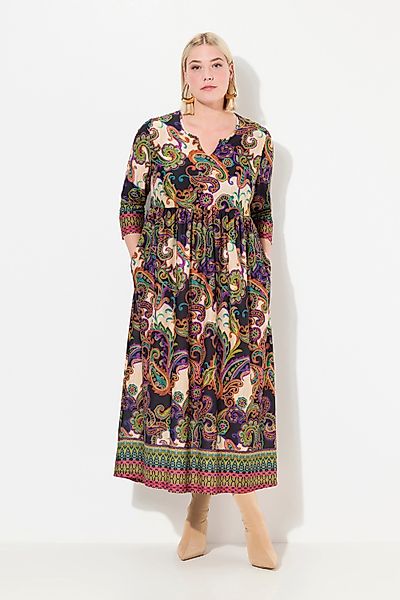 Ulla Popken Maxikleid Jersey-Maxikleid A-Linie CottonTouch günstig online kaufen