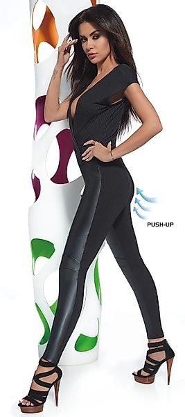 Bas Bleu Shapingleggings teilw. Lederoptik, formend günstig online kaufen
