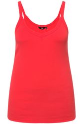 Ulla Popken Longtop Ripptop Slim V-Ausschnitt günstig online kaufen