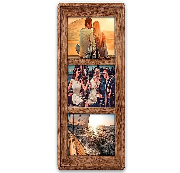 matches21 HOME & HOBBY Bilderrahmen Holz Bilderrahmen Collage rechteckig br günstig online kaufen