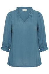 KAFFE Curve Langarmbluse Halblange Ärmel KCkiv günstig online kaufen