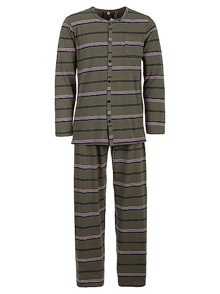 Lucky Schlafanzug Pyjama Set Langarm - Streifen günstig online kaufen