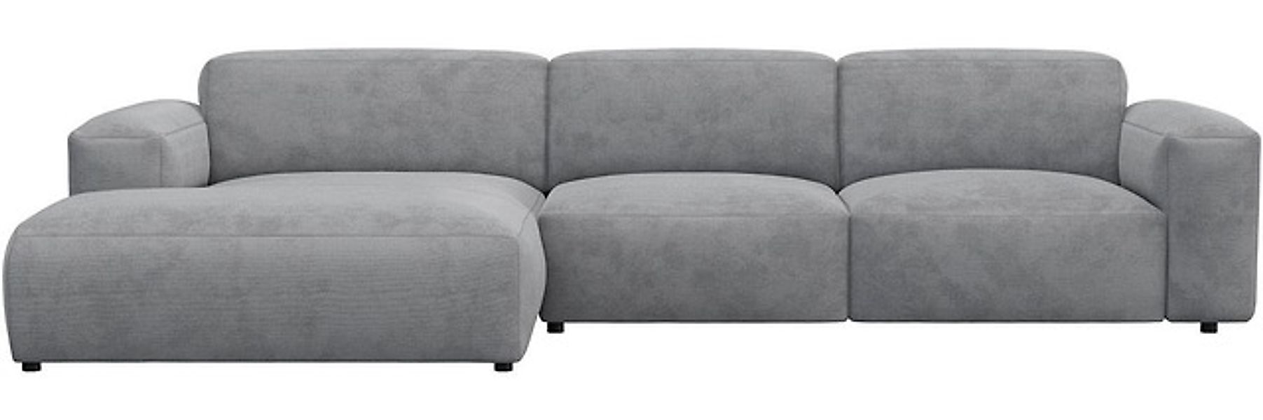 FLEXLUX Ecksofa »Lucera bequem und komfortabel durch hochwertigen Sitzaufba günstig online kaufen