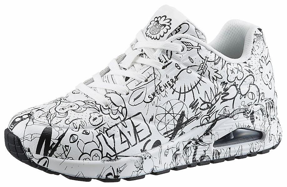 Skechers UNO-PROCESS SKETCH Sneaker mit coolem Sketchprint, Freizeitschuh, günstig online kaufen