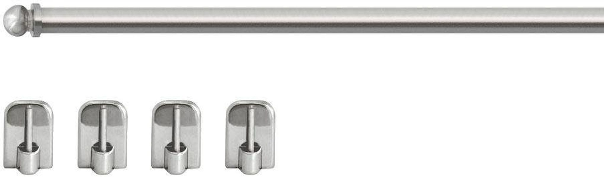 Good Life Vitragenstange "Kugel" Ø 7 mm 1 läufig-läufig ausziehbar günstig online kaufen