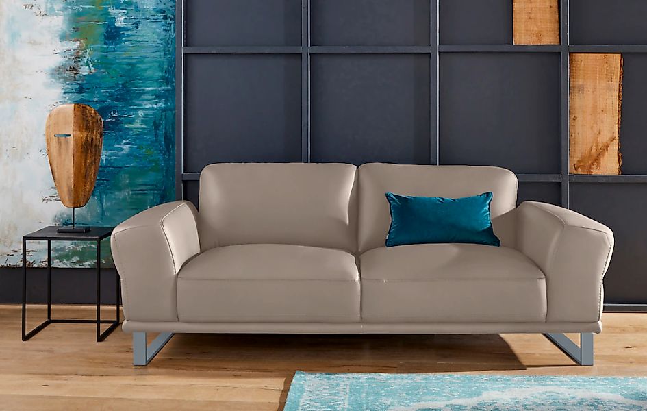 W.SCHILLIG 2,5-Sitzer "montanaa" mit Metallkufen in Silber matt, Breite 212 günstig online kaufen