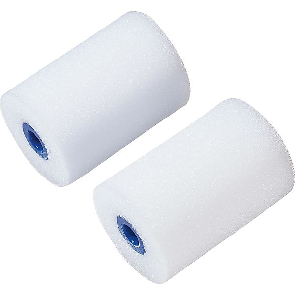 LUX-TOOLS Schaumwalze 5 cm Weiß 2 Stück günstig online kaufen