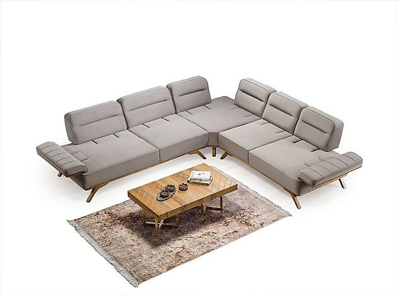 Viva Möbel Sofa DORA, L265 x R305 cm, Luxuriöses Design mit erstklassigem K günstig online kaufen