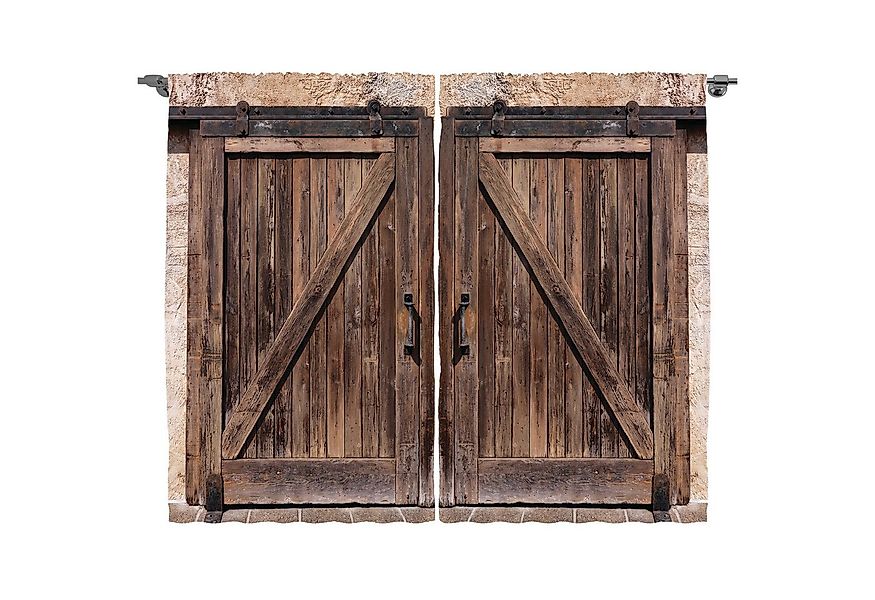 Abakuhaus Gardine Schlafzimmer Kräuselband Vorhang mit Schlaufen und Haken, günstig online kaufen