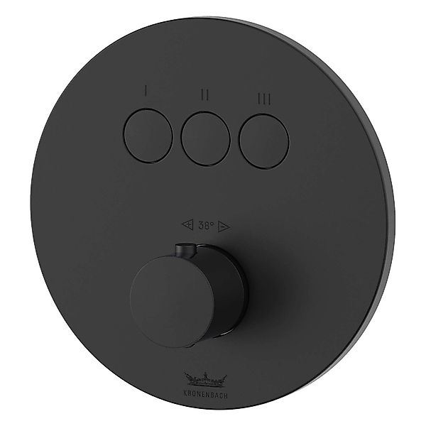 Kronenbach Thermostat Unterputz für 3 Verbraucher runde Ausführung Smart Pu günstig online kaufen