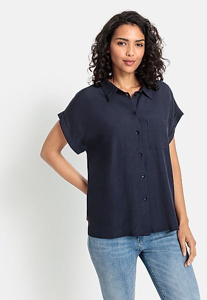 LASCANA Hemdbluse aus Leinenmix mit Knopfleiste, günstig online kaufen