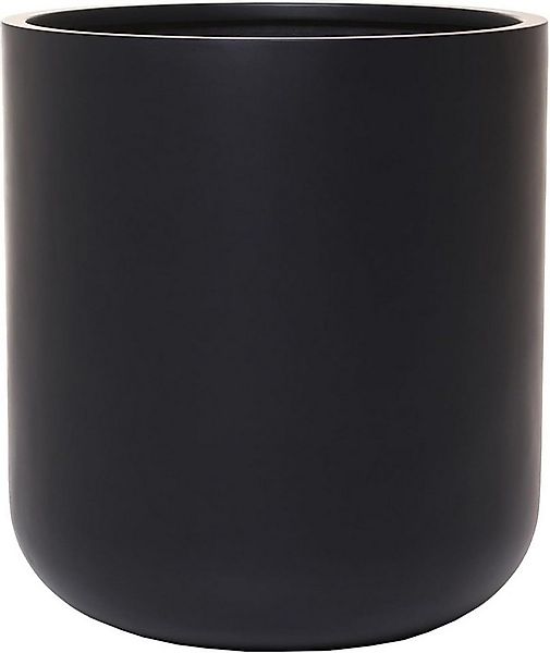 VIVANNO Blumentopf Fiberglas CHICO Rund - Anthrazit Matt (1 St), 45x45x50 c günstig online kaufen