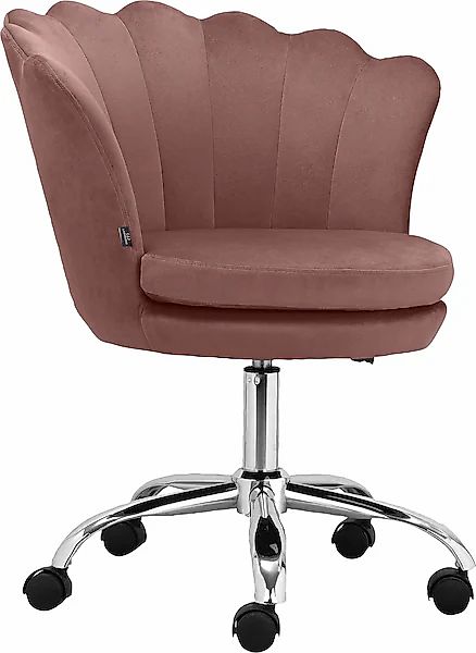 Leonique Bürostuhl »Helleu« () 1 Stk.Veloursstoff mit horizontalen Nähten, günstig online kaufen