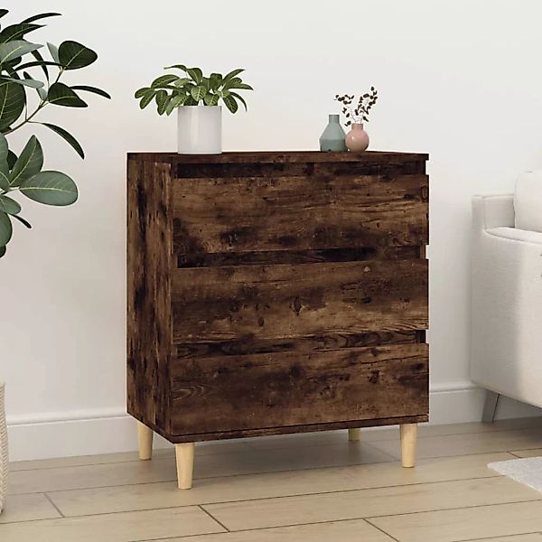 Vidaxl Sideboard Räuchereiche 60x35x70 Cm Holzwerkstoff günstig online kaufen