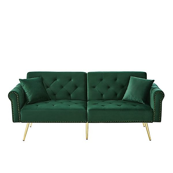Gotagee Schlafsofa Metallfüße Sofa Tagesbett Wohnzimmersofa Polstersessel 2 günstig online kaufen